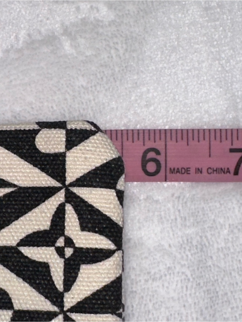 Brighton Black & White LOVE Pattern Zip Pouch Cosmetics School Organizer Bag - Picture 5 of 5